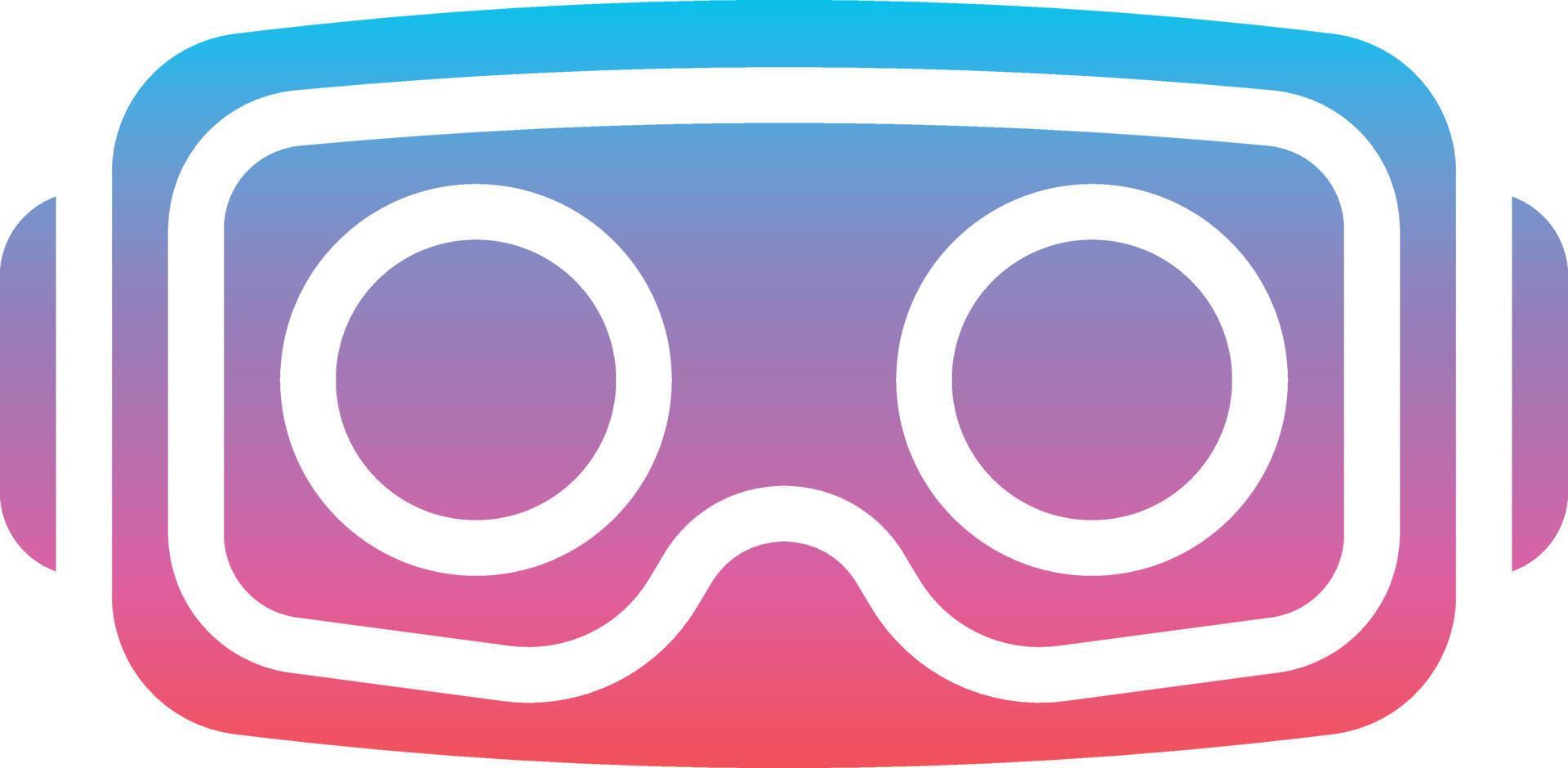 vr wifi technology headset - gradient solid icon 14055401 Vector Art at ...