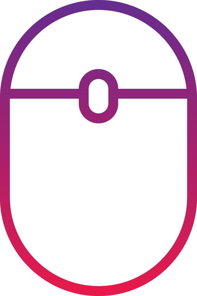 mouse computer bluetooth click - gradient icon vector