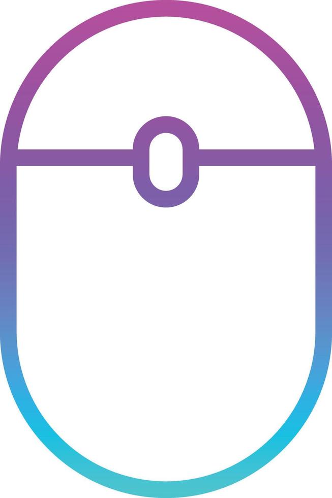 mouse computer bluetooth click - gradient icon vector