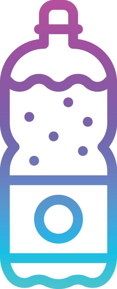 carbonated drink soft soda beverage - gradient icon vector