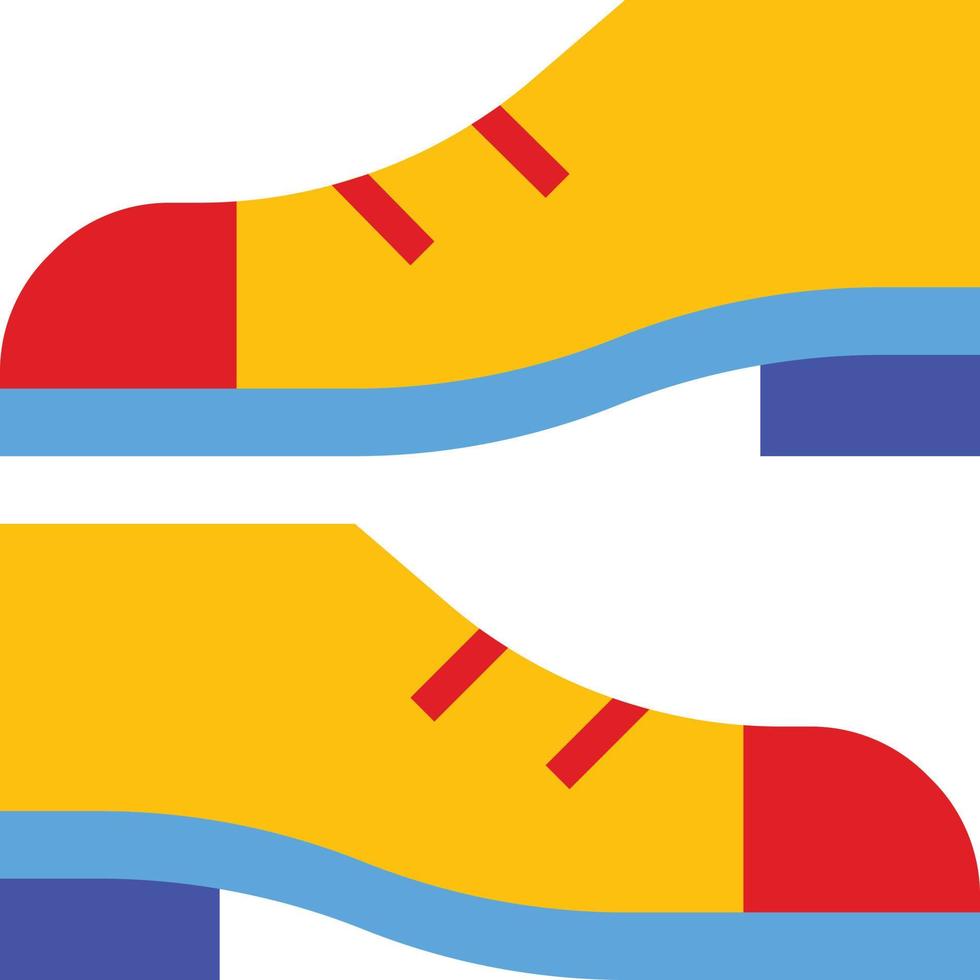 shoes fashion - flat icon vector