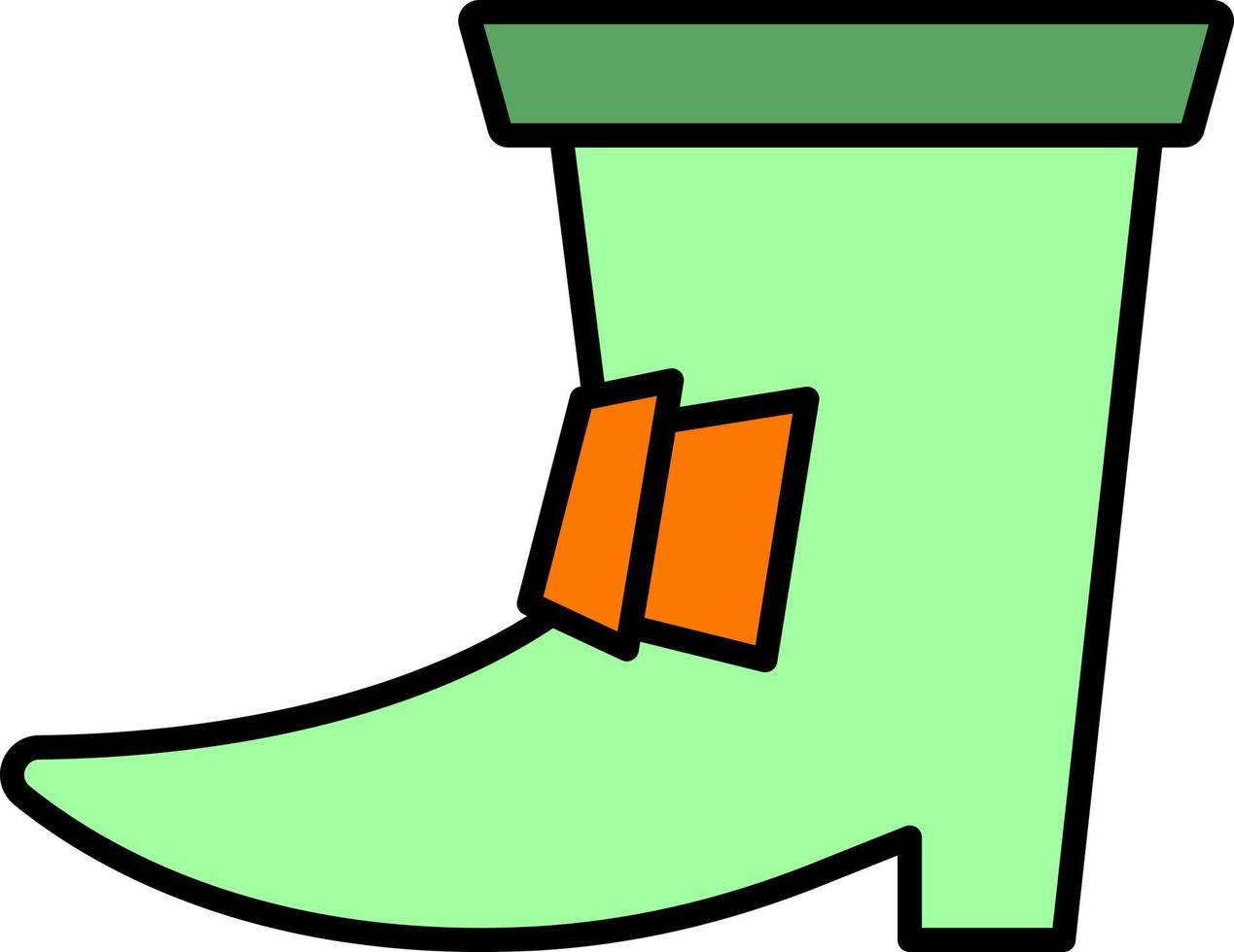 Sediment Boot color icon vector