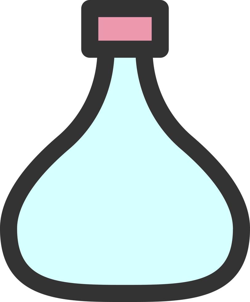 bottle color icon vector