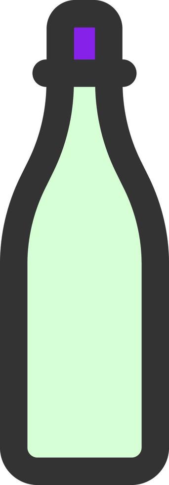 bottle color icon vector