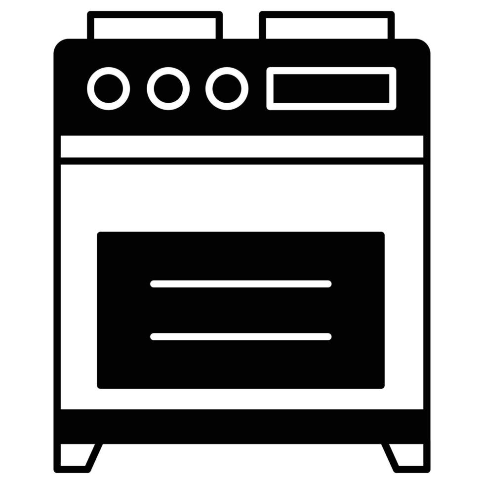 Stove Which Can Easily Edit or Modify vector