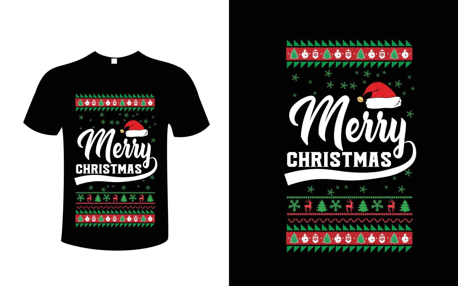 vector de diseño de camiseta de feliz navidad