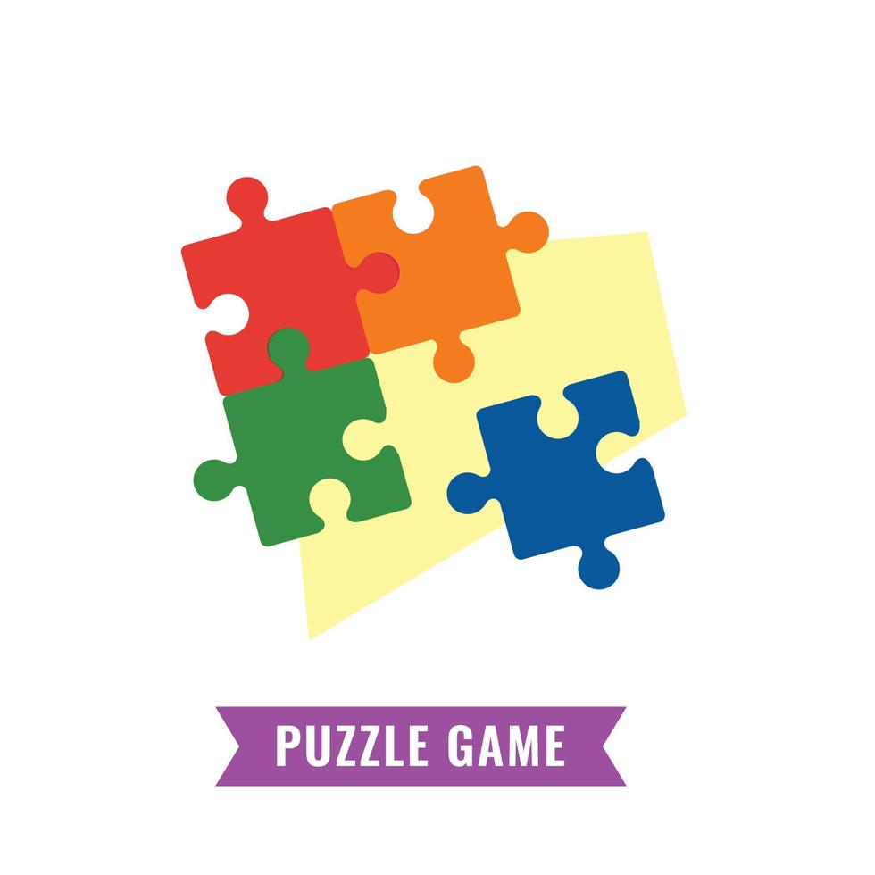 Puzzle Game Illustration vector