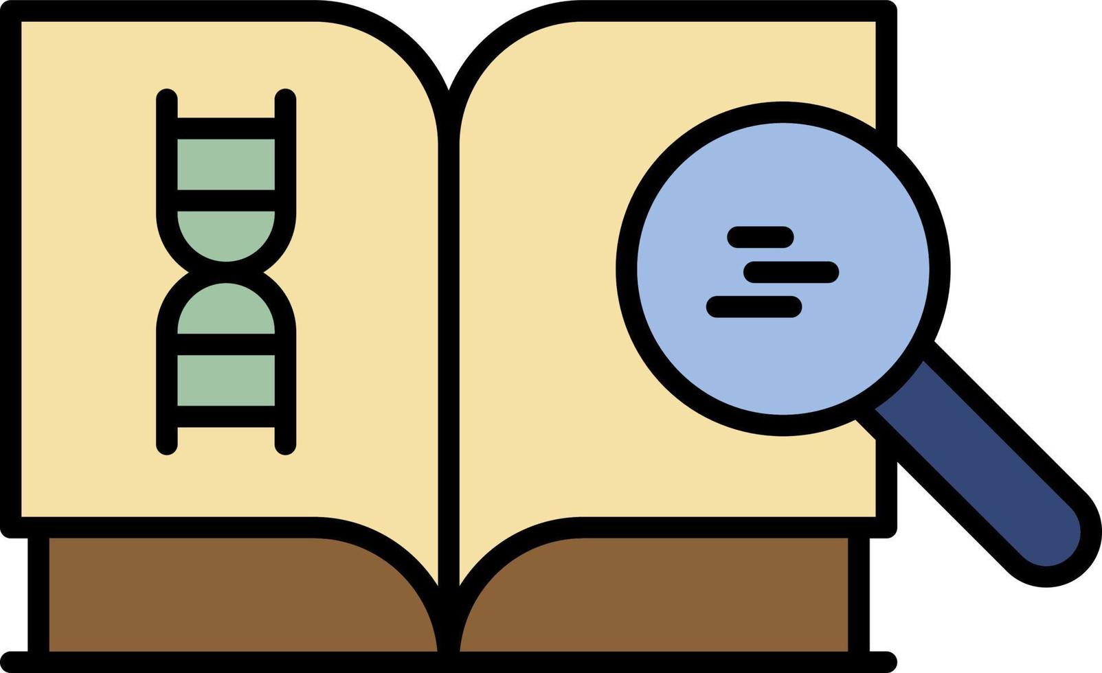 research, book color icon vector