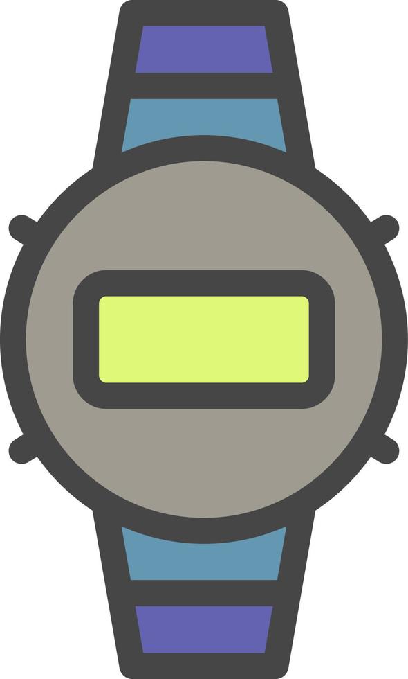 icono de color del reloj vector