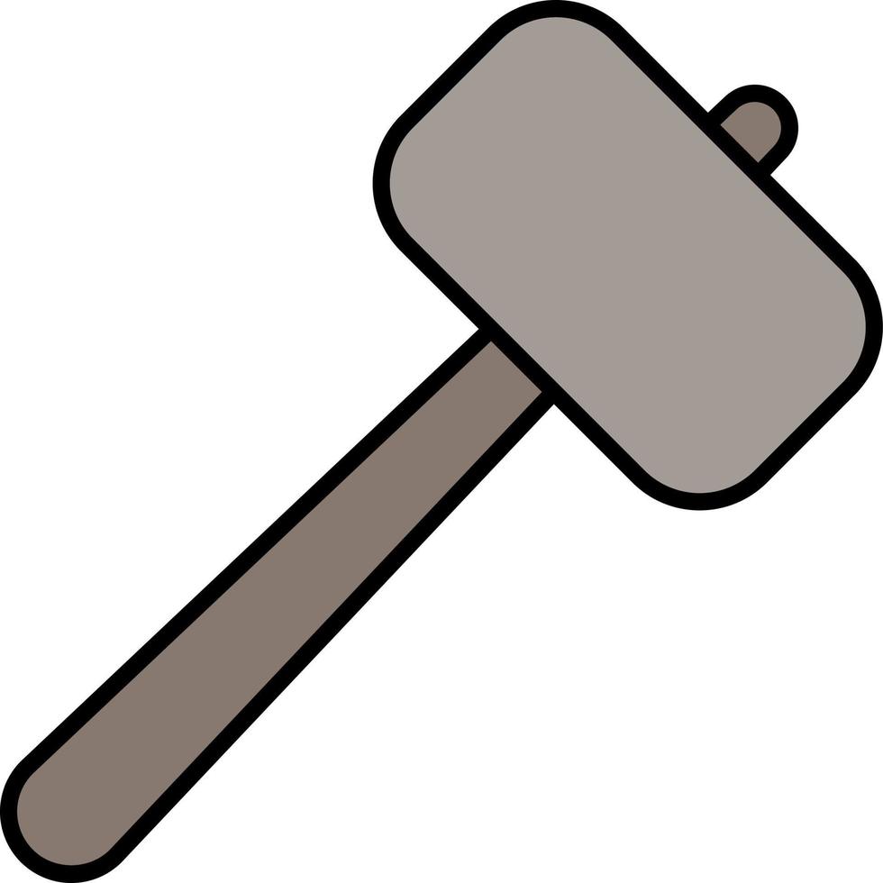 hammer color icon vector