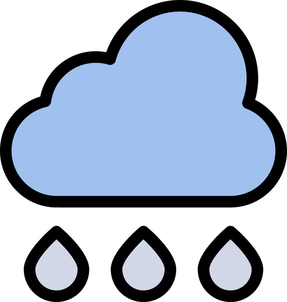 cloud, water color icon vector