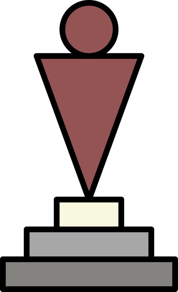 award movie color icon vector