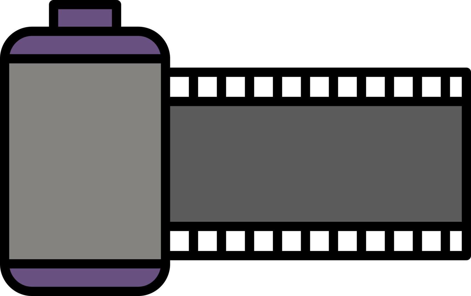 movie tape color icon vector