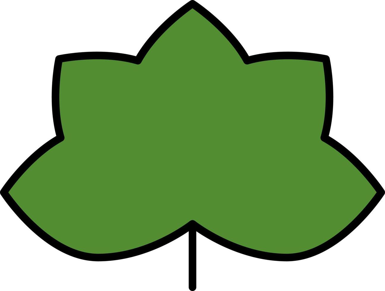 leaf color icon vector