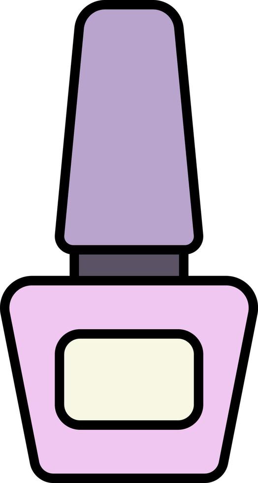 nail polish color icon vector