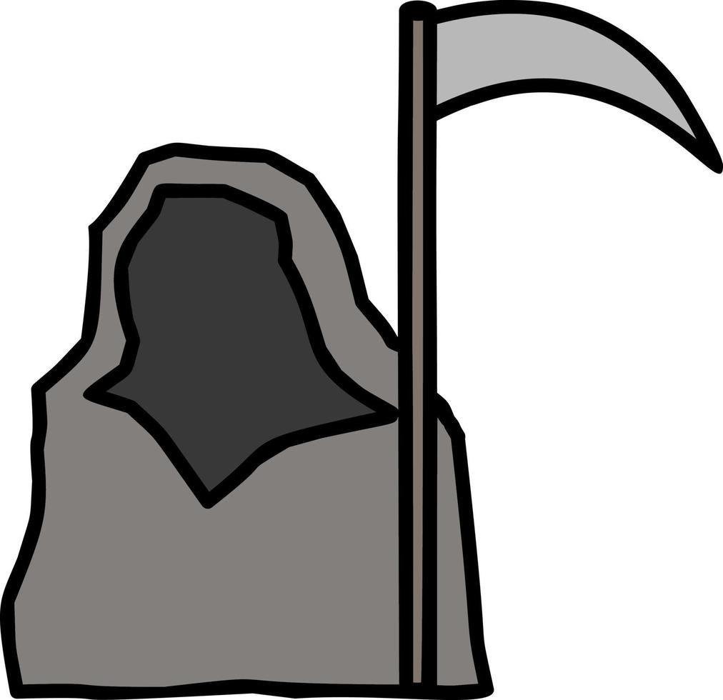 grim Reaper color icon vector