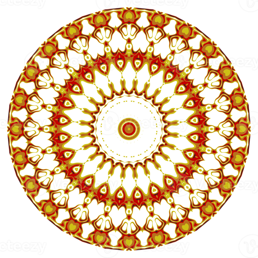 Flower mandala pattern ornament png