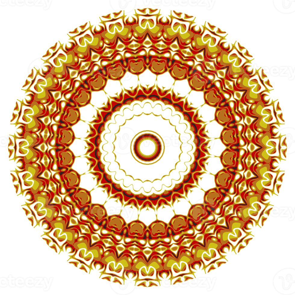 Flower mandala pattern ornament png