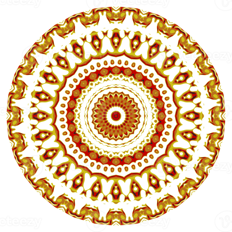 Flower mandala pattern ornament png