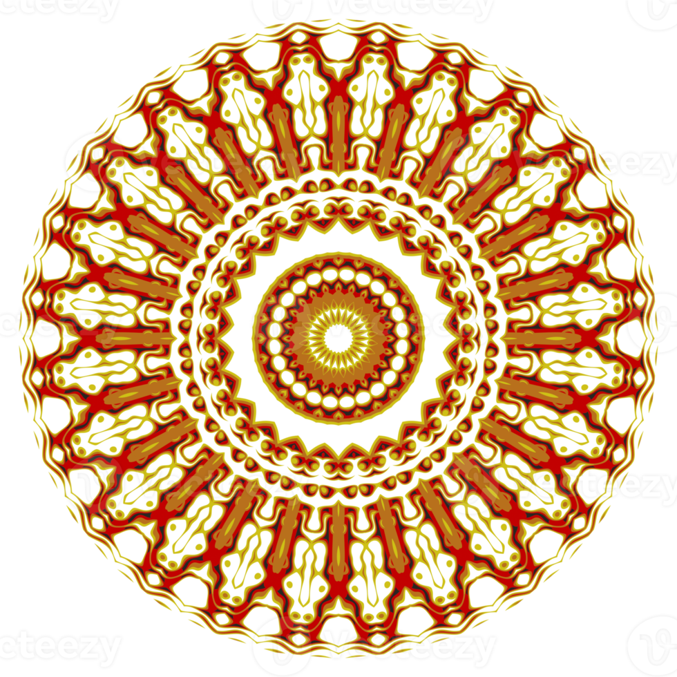 Flower mandala pattern ornament png