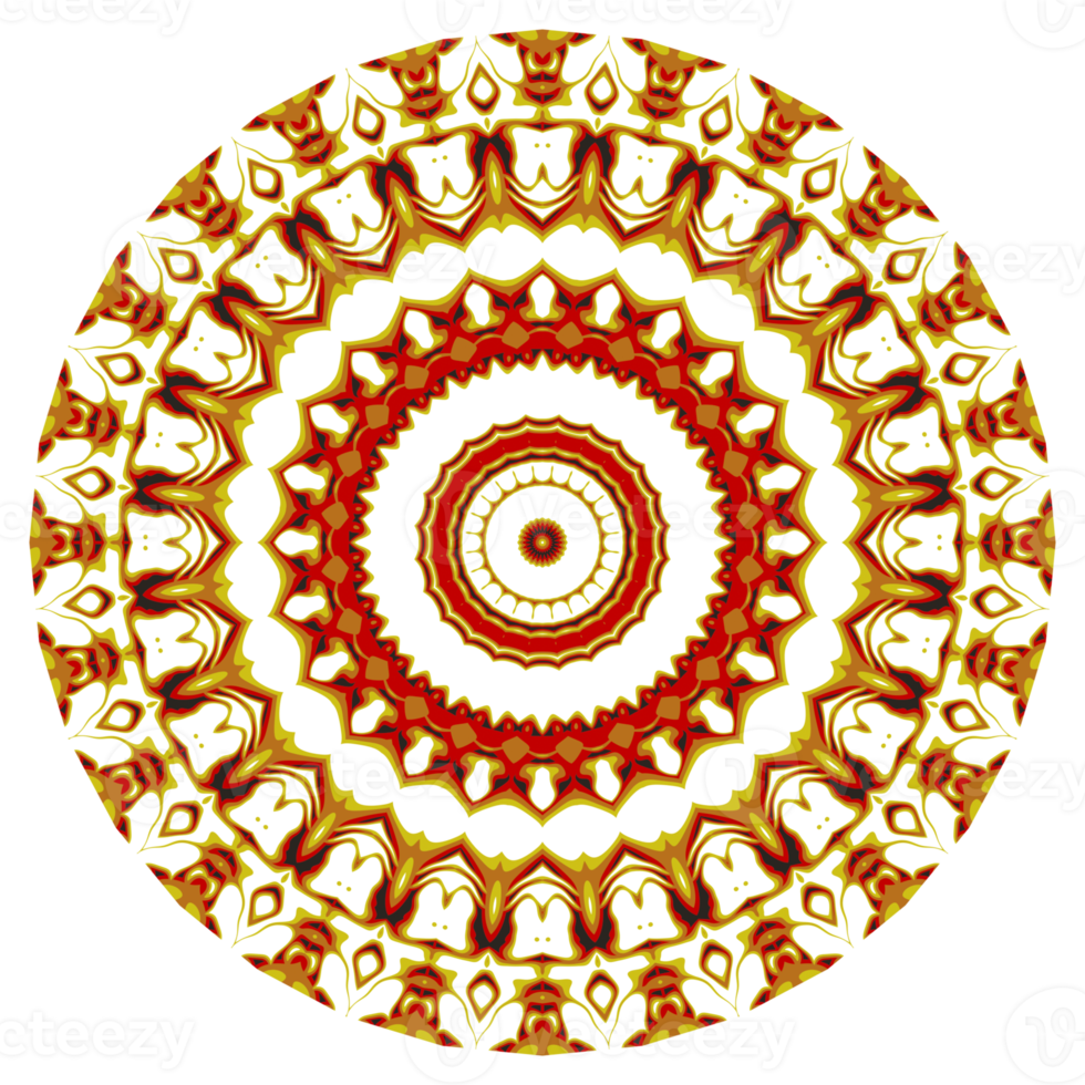 Flower mandala pattern ornament png