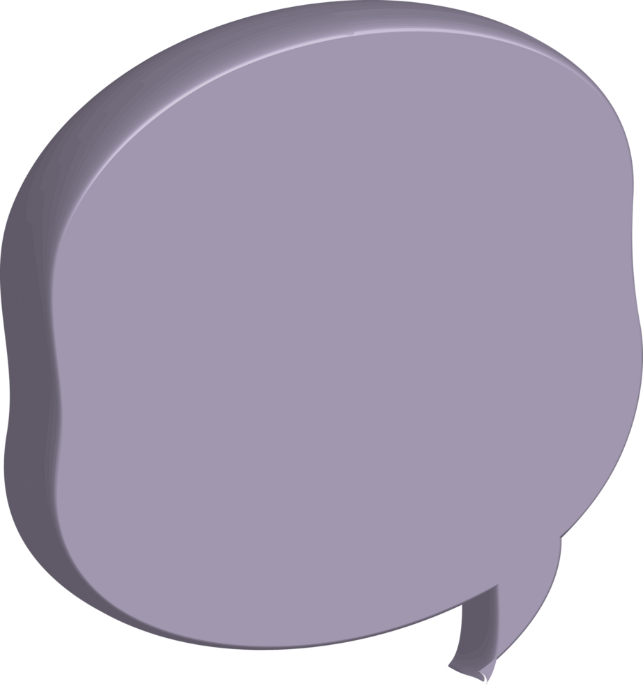 Speech Bubble Crop-out Icon png