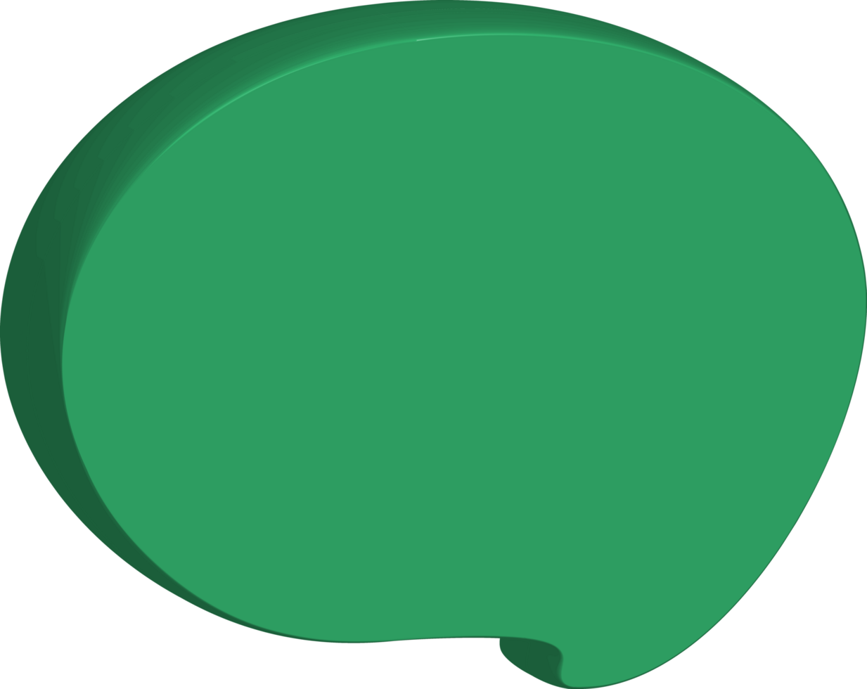 Speech Bubble Crop-out Icon png