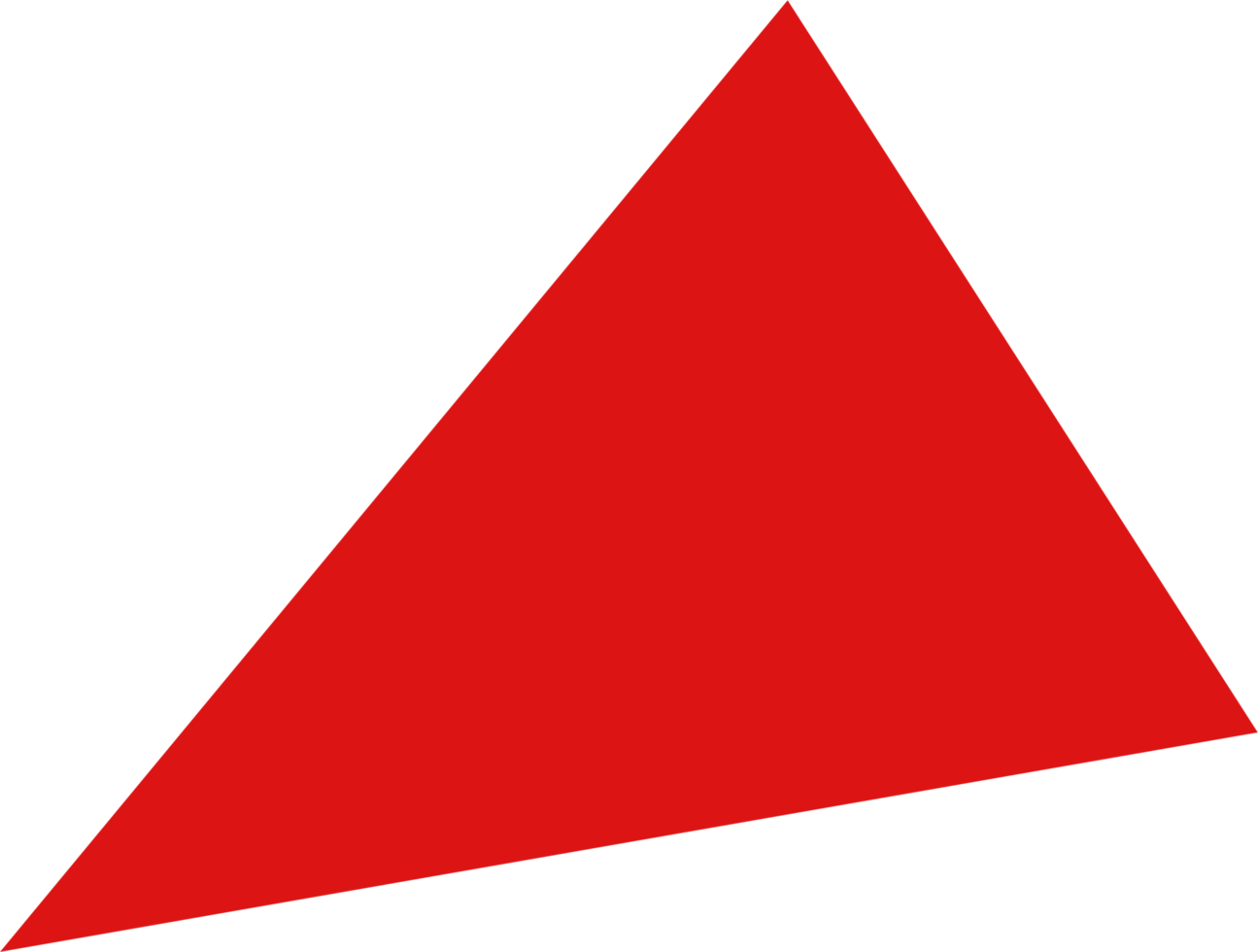 triangle design illustration isolated on transparent background png