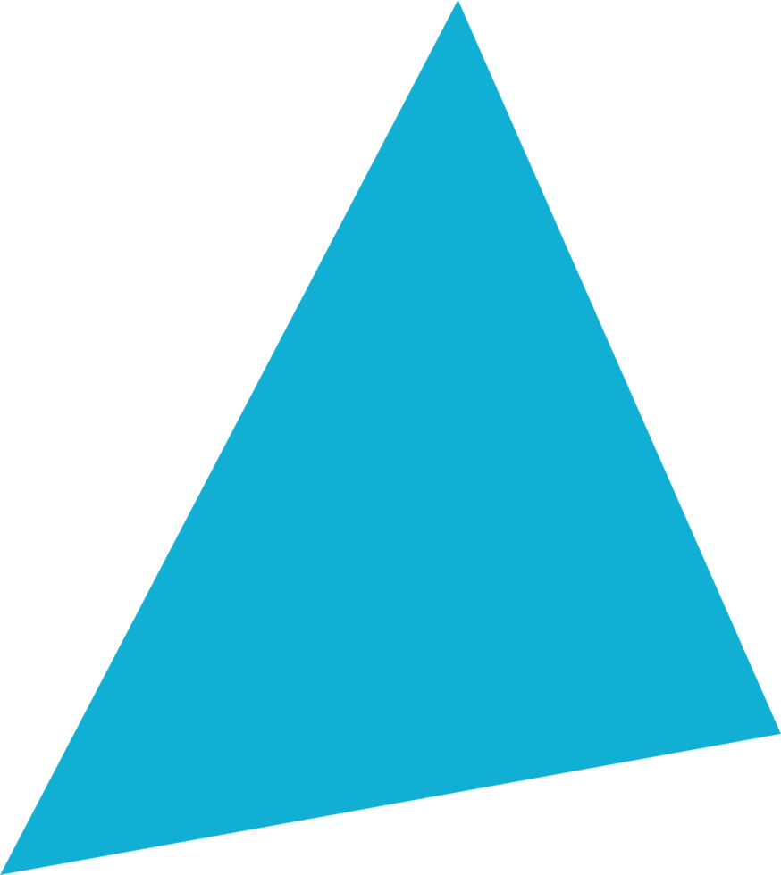triangle design illustration isolated on transparent background png