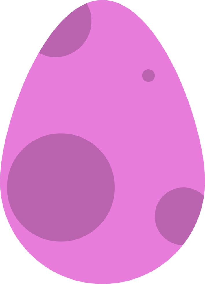 Ilustración de diseño de huevo de dragón aislado sobre fondo transparente png