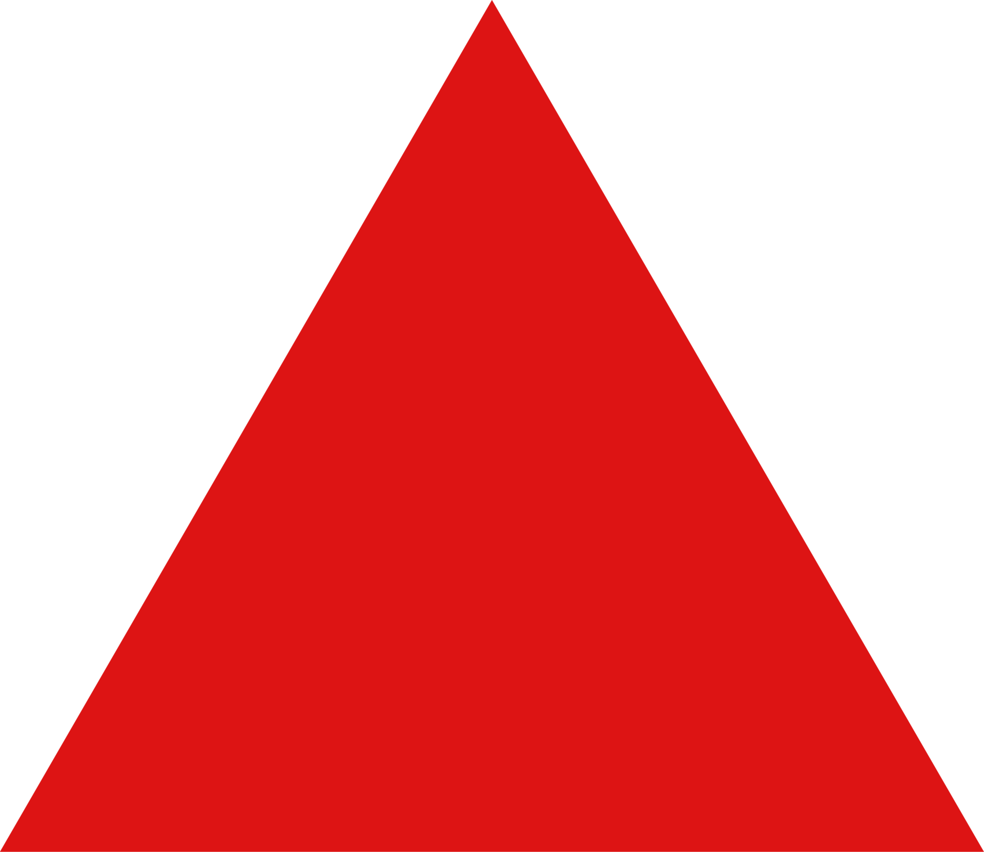 triangle design illustration isolated on transparent background