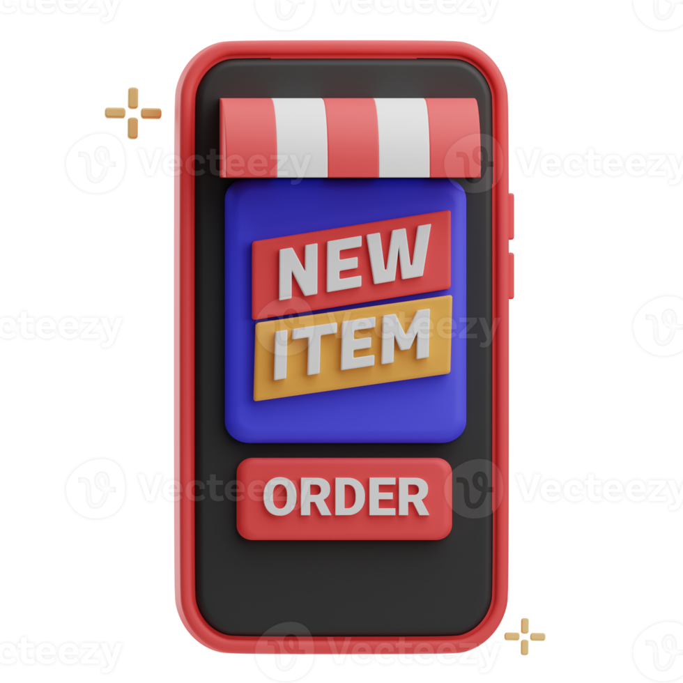 online shopping, objects new item illustration 3d png