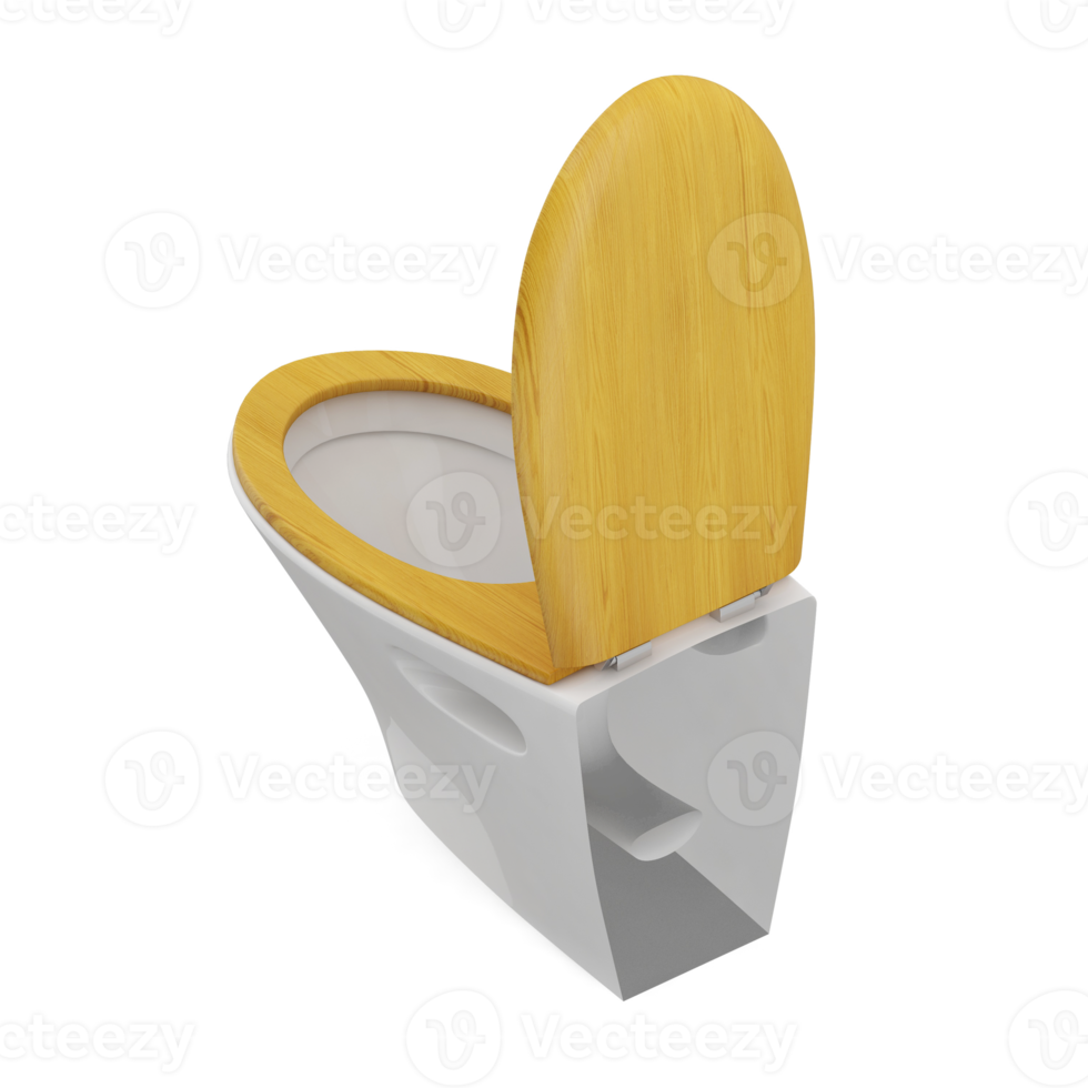 Isometric bathroom items 3D isolated render png