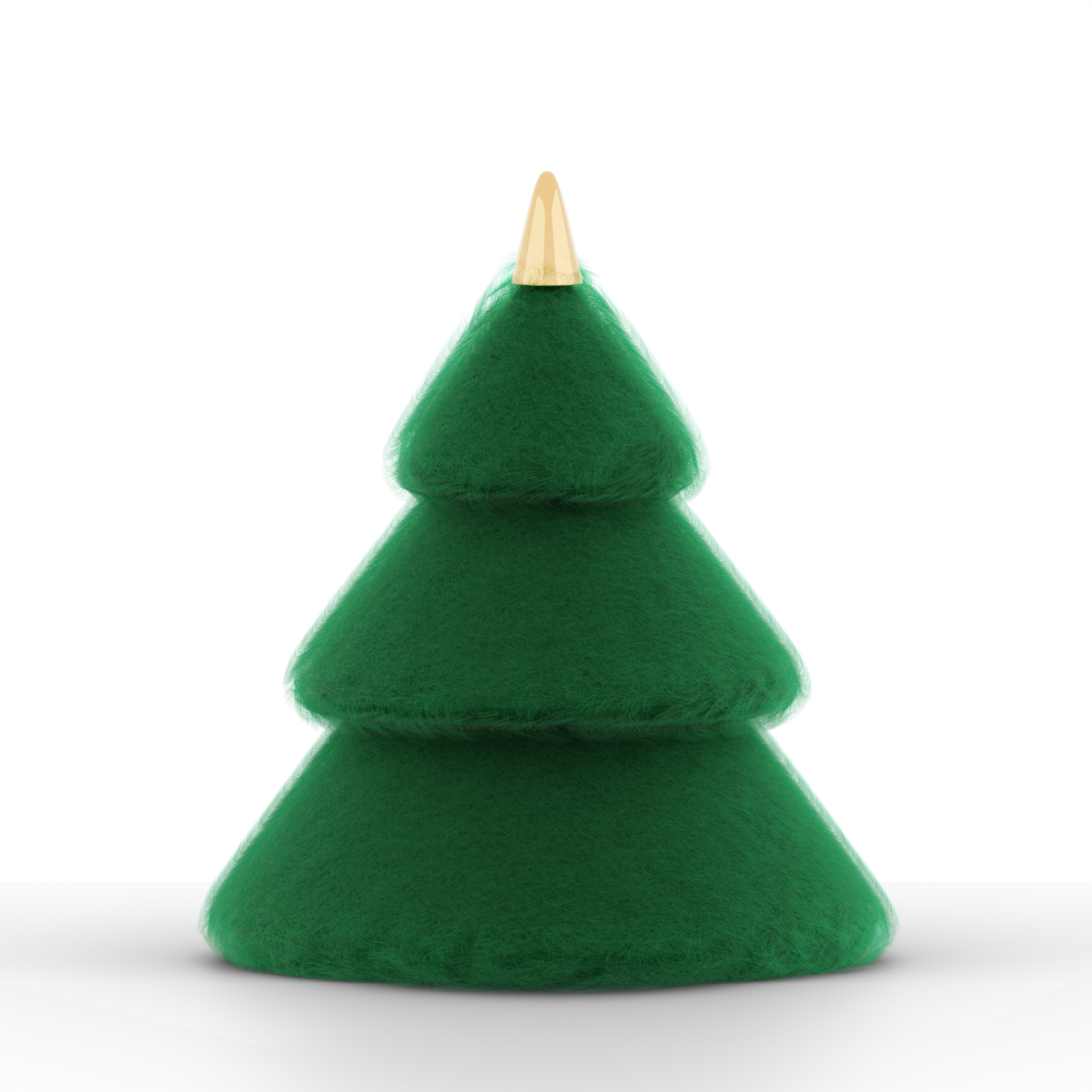 Fluffy felt Christmas Tree 14059047 PNG