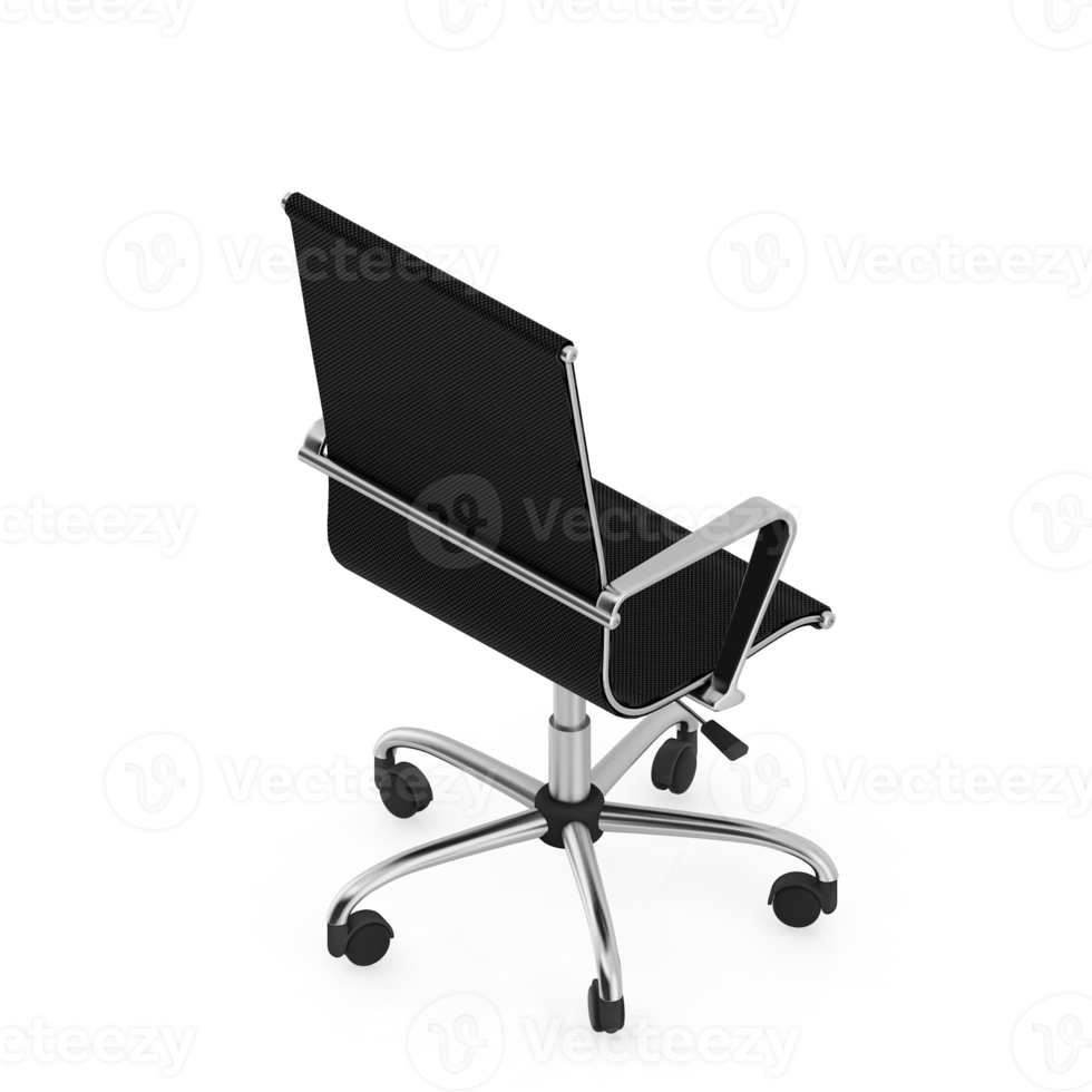 Isometric Chair 3D isolated rendering png
