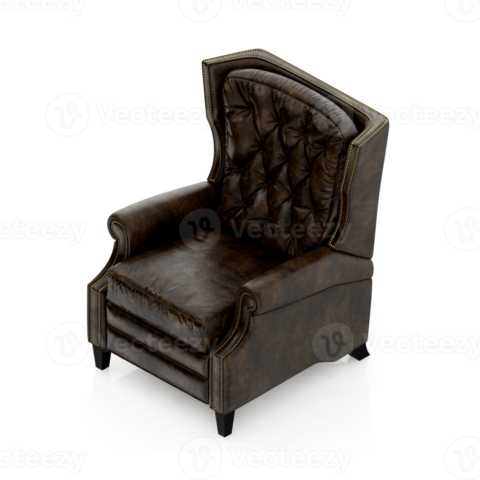 Isometric Armchair Isolated 3D render png