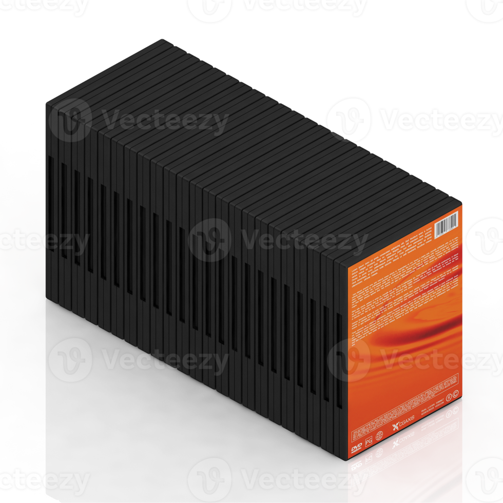 Isometric Books 3D render png