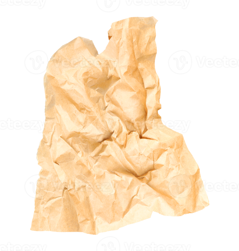 crumpled brown paper png