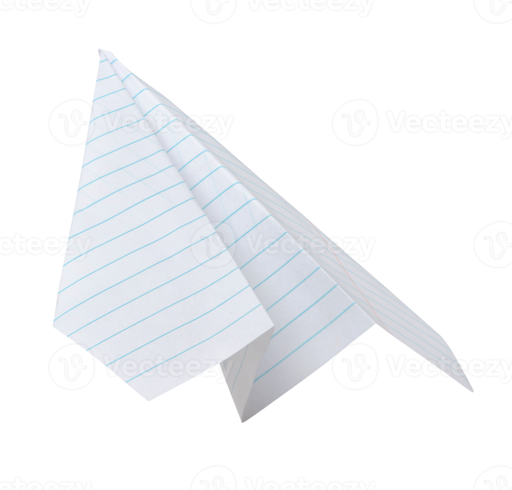 paper plane isolated png