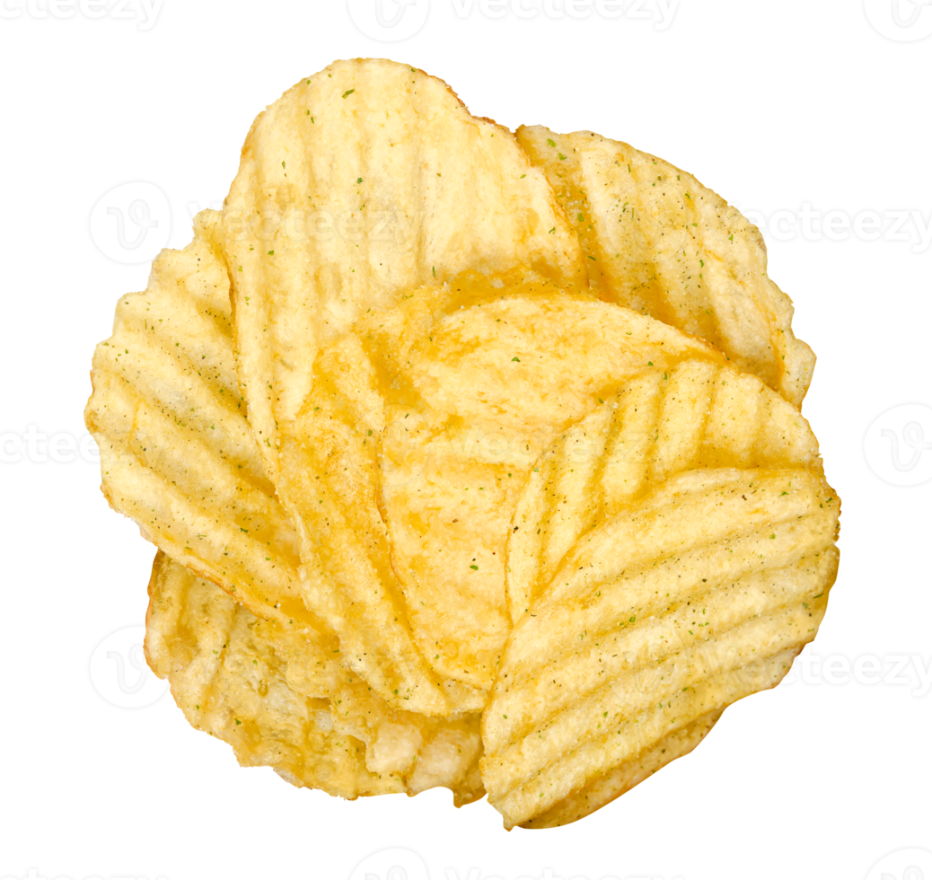 chips de pommes de terre isolées png