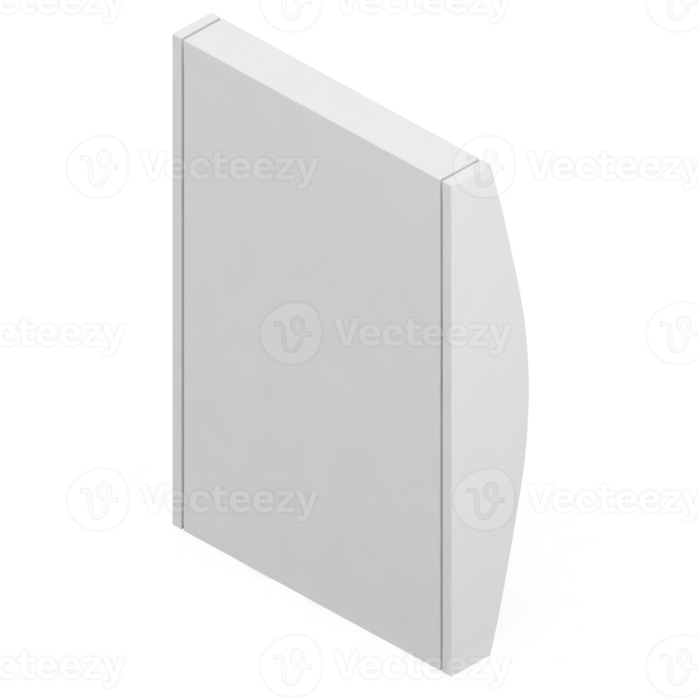 Isometric air conditioning 3D render png