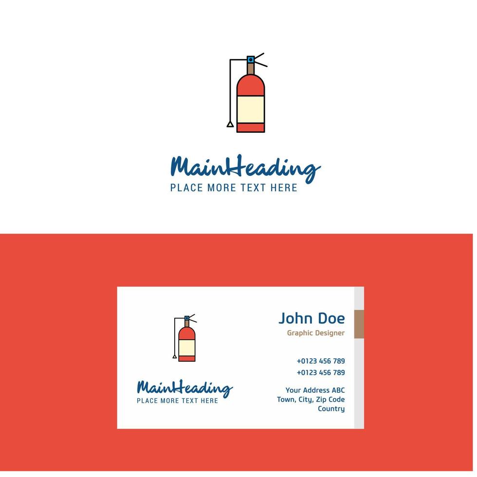 logotipo de cilindro plano y plantilla de tarjeta de visita diseño de logotipo de concepto de negocio vector