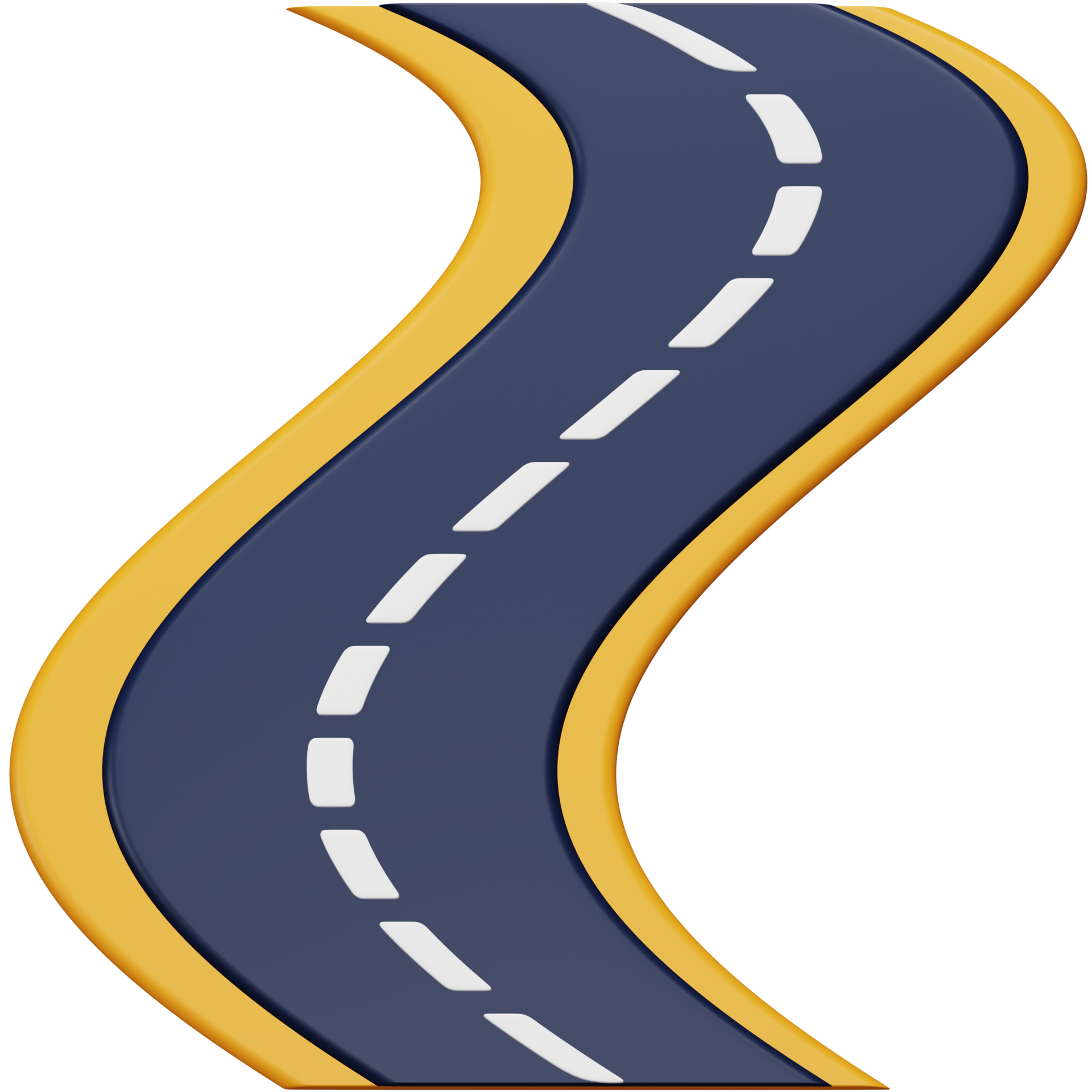 Strada 3d interpretazione isometrico icona 14060019 png