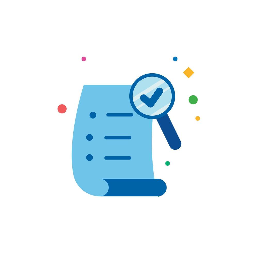 business analysis flat icon. vector design for websites, apps.