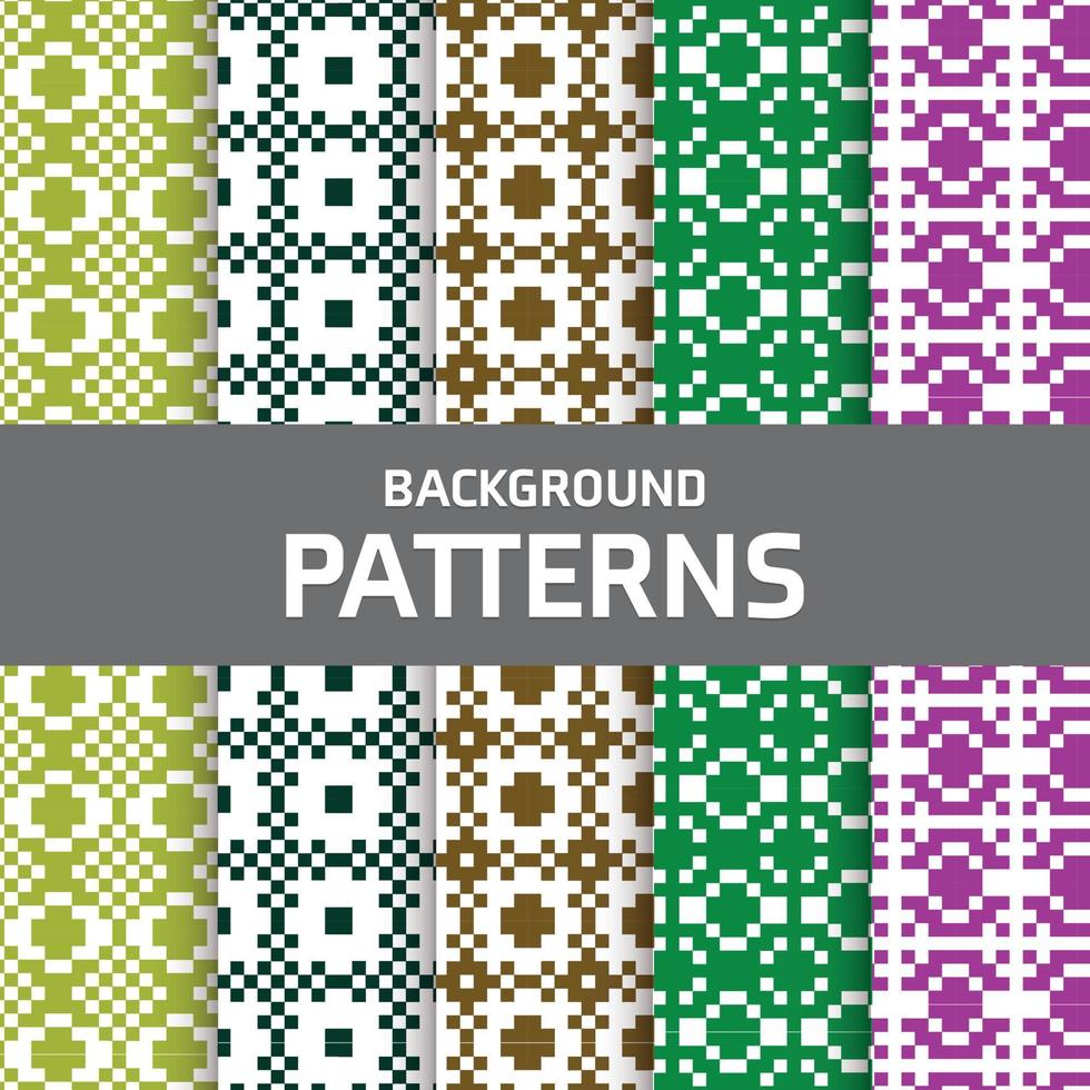 Mix Pattern Background vector