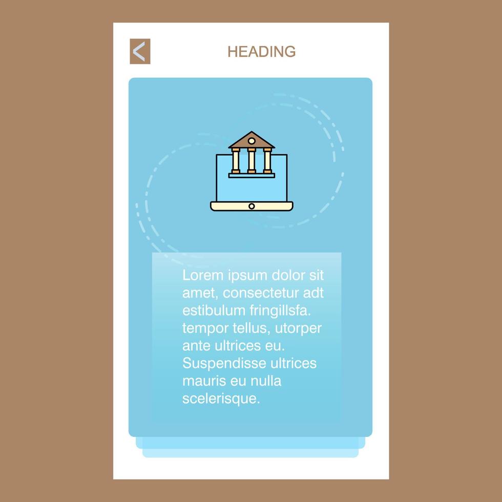 Real estate website mobile vertical banner design design Vector