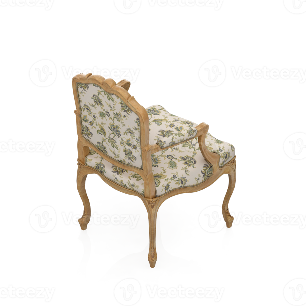 Isometric Armchair Isolated 3D render png