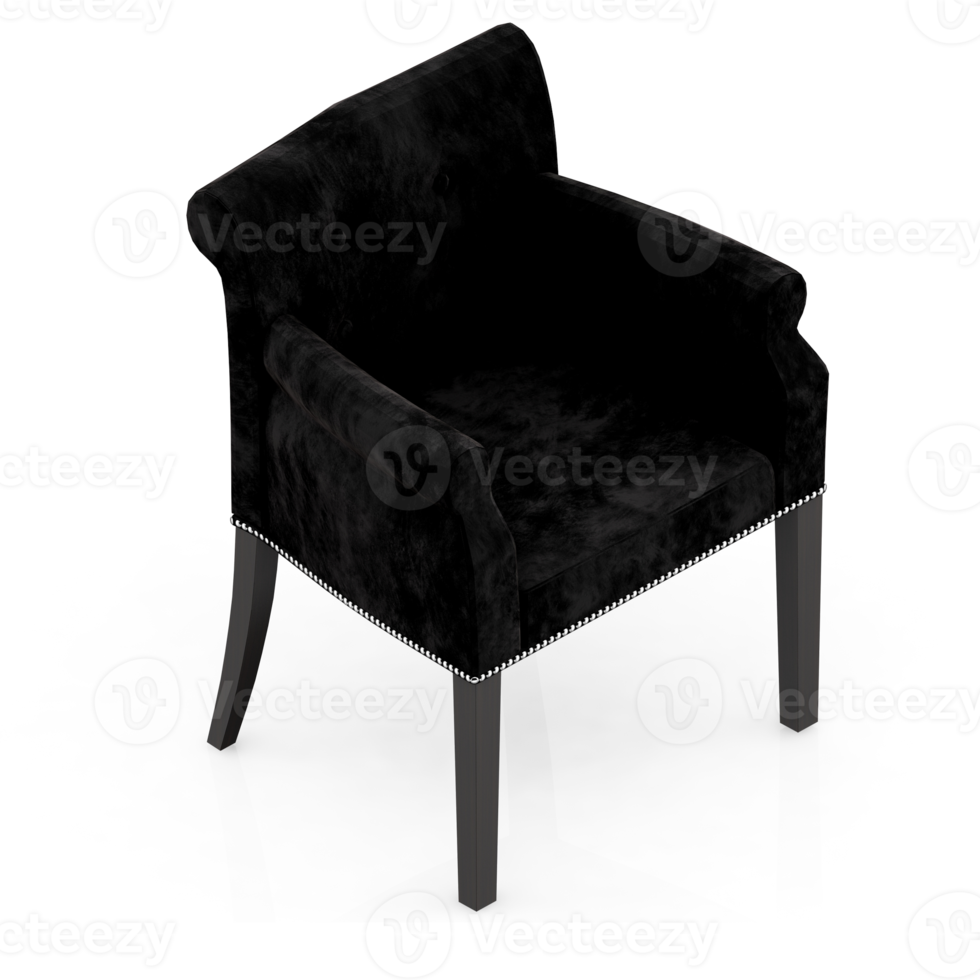 Isometric Armchair Isolated 3D render png