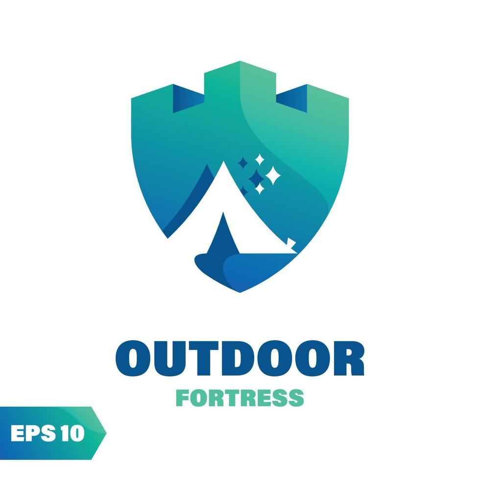 Outdoor Fortress Logo vector