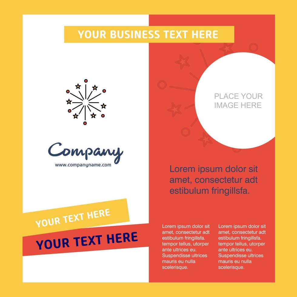 Blast Company Brochure Template Vector Busienss Template